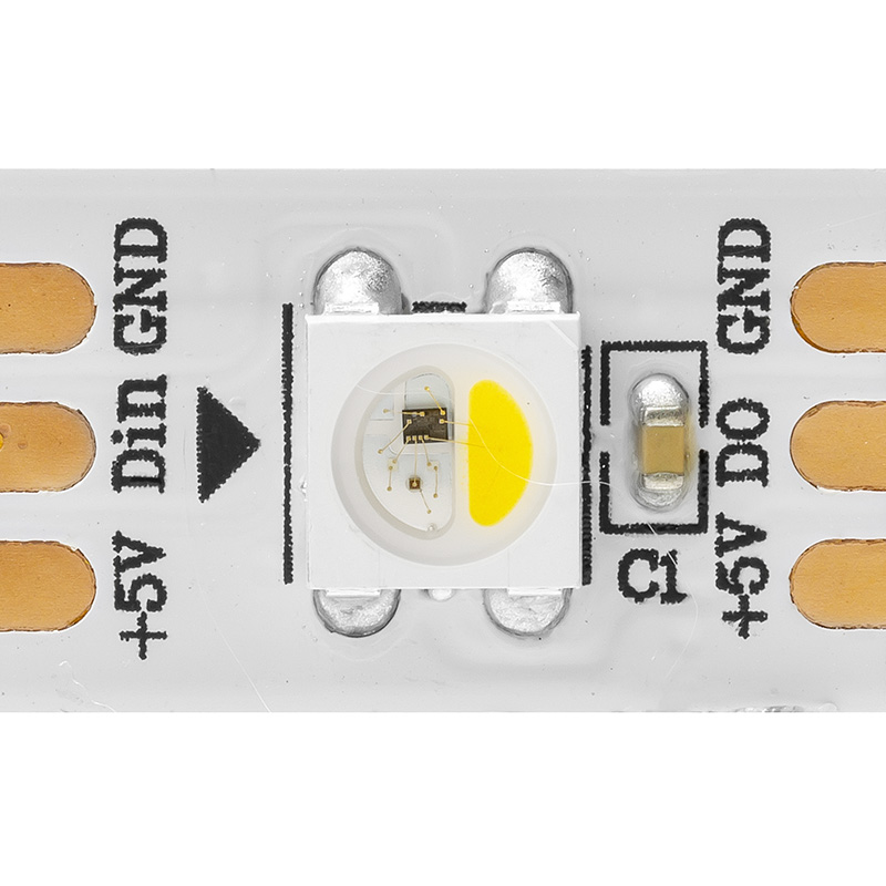SK6812 RGBW/WWA 144LEDS/M DC5V 12MM-Wide Digital Intelligent Addressable LED Strip Lights - 1m/3.28ft per roll SK6812 RGBW/WWA 144LEDS/M DC5V 12MM-Wide Digital Intelligent Addressable LED Strip Lights - 1m/3.28ft per roll